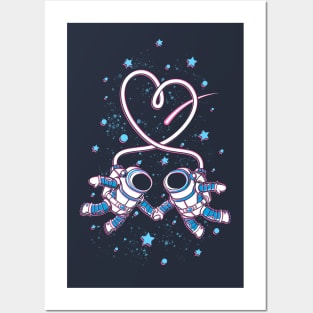 Space Love Posters and Art